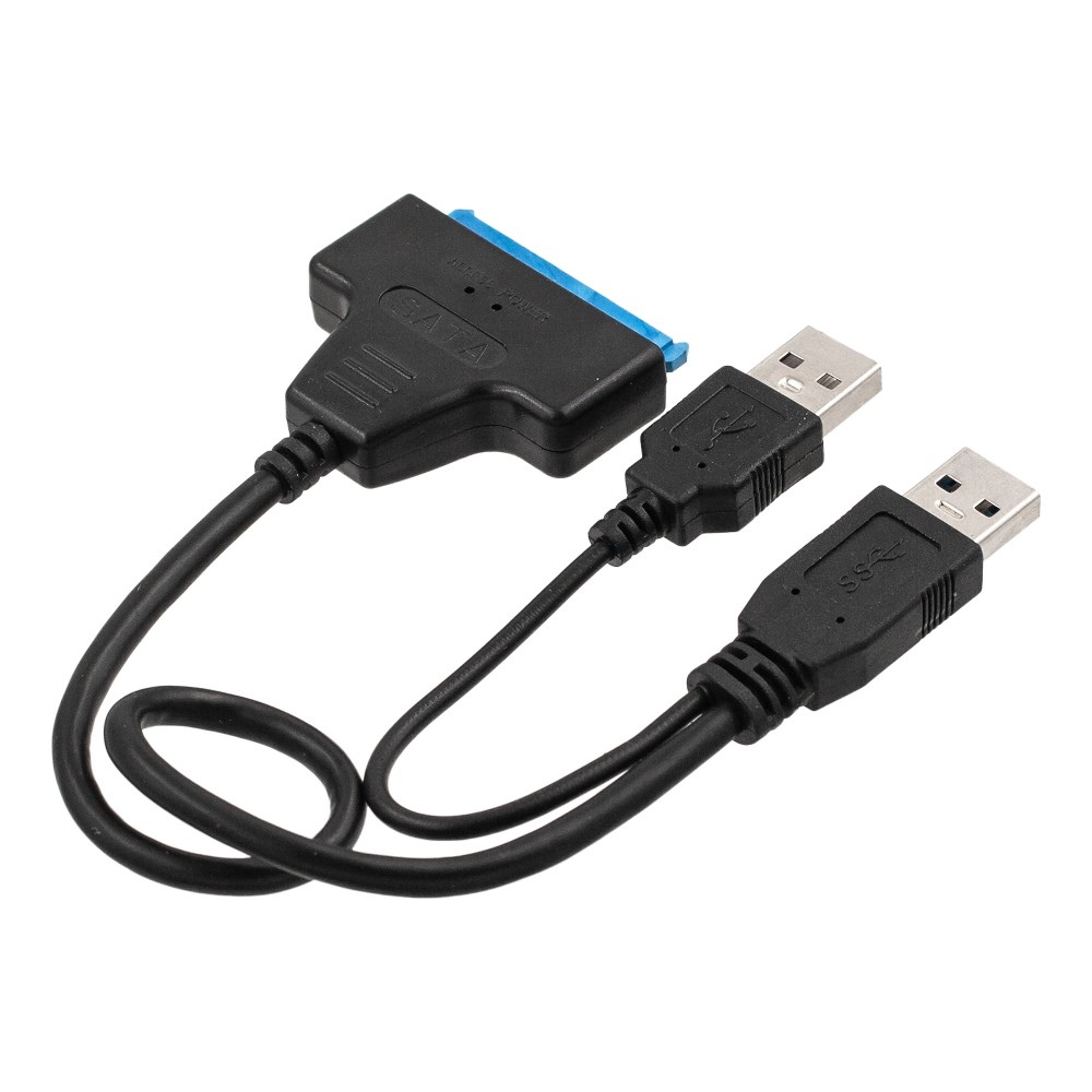 Адаптер-переходник USB 3.0 - SATA 7+15 pin для HDD/SSD