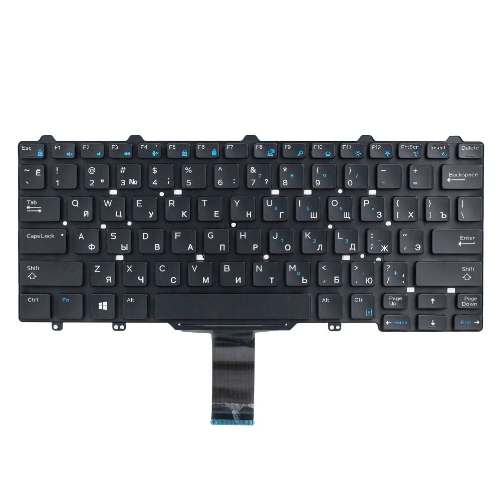 Клавиатура для ноутбука Dell Latitude E7470 с подсветкой