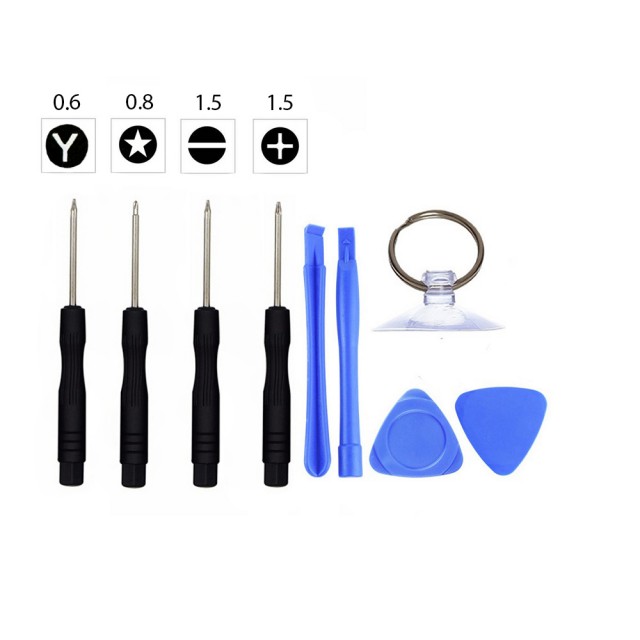 Набор инструментов для ремонта мобильных телефонов и ноутбуков и колонок 9 в 1