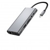 USB-концентратор с Type-C HDMI | RJ-45 | VGA | 3xUSB 3.0 | AUX | Type-C | SD | TF | PD