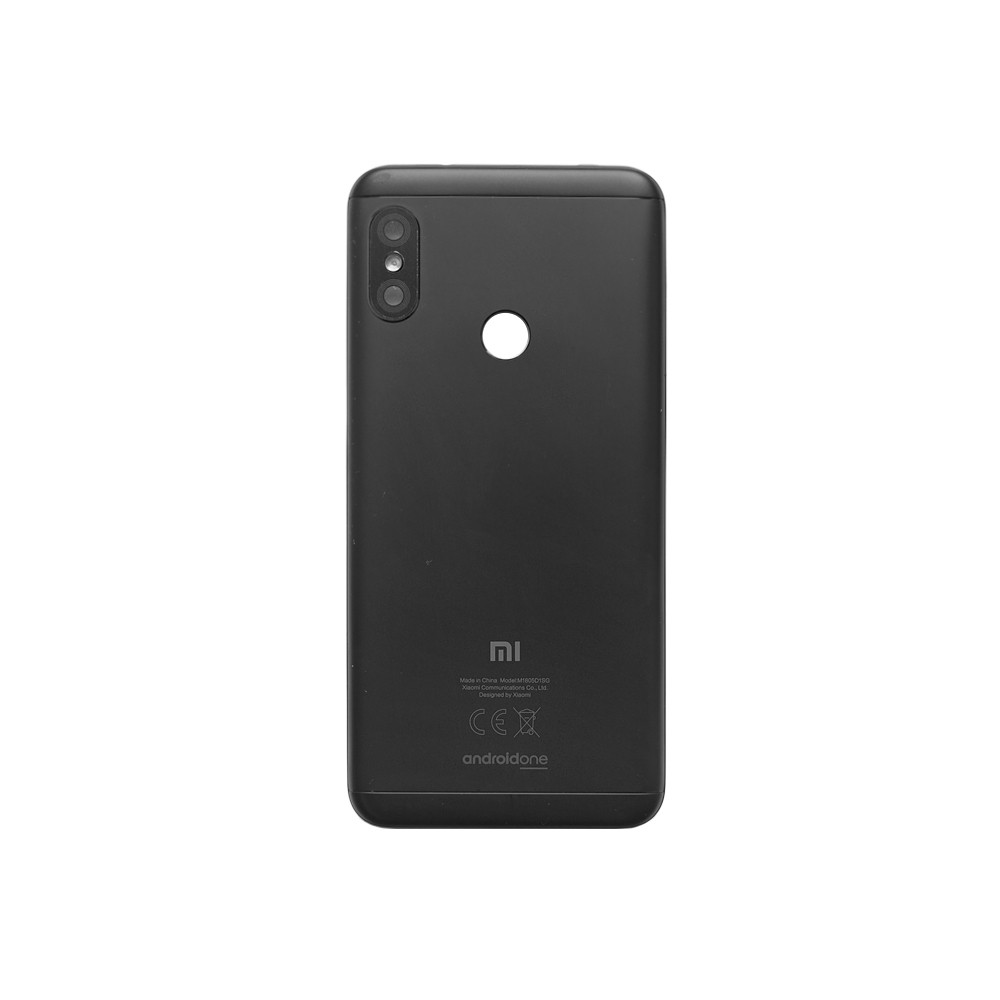 Задняя крышка для Xiaomi Redmi 6 Pro / Mi A2 Lite - черная