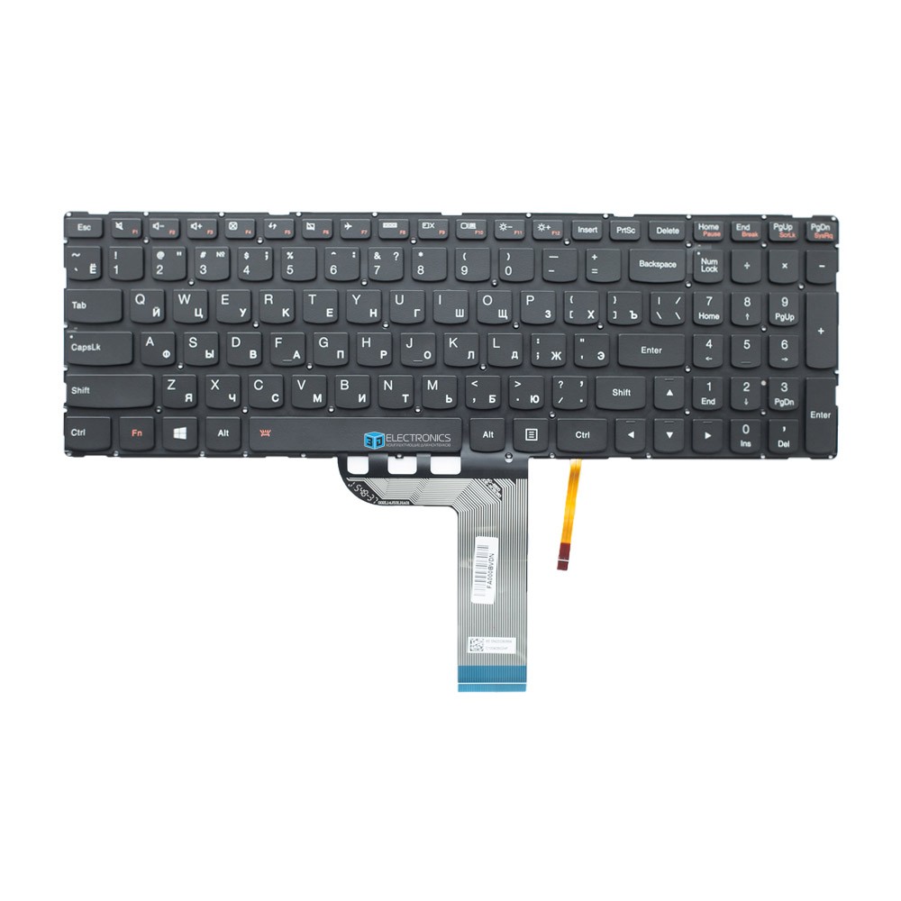 Клавиатура для Lenovo Yoga 500-15IHW с подсветкой