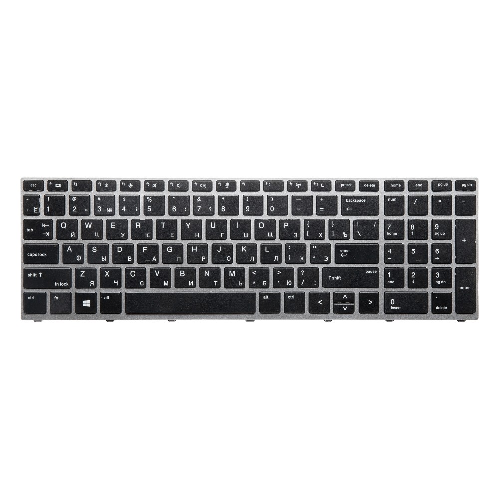 Клавиатура для HP ProBook 470 G5 - серая рамка