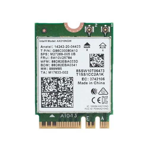 Адаптер Intel AX210NGW Wi-Fi 6E + Bluetooth 5.2