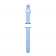 Ремень для Apple Watch 38-40мм (силикон) - голубой