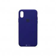 Чехол для iPhone X / iPhone XS силиконовый (фиолетовый)