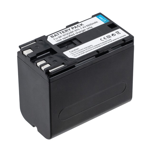 Аккумулятор BP-970G для Canon G10 | G2000 | G1000 | EOS C300 | C100 | XL2 | XM2 | C500 | XH A1 - 6600mah