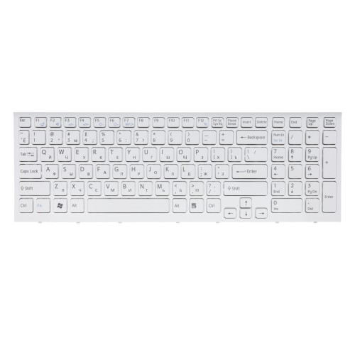 Клавиатура для Sony Vaio VPC-EB белая