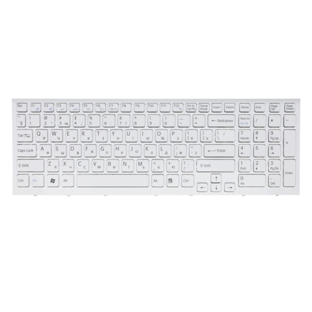 Клавиатура для Sony Vaio VPC-EB белая