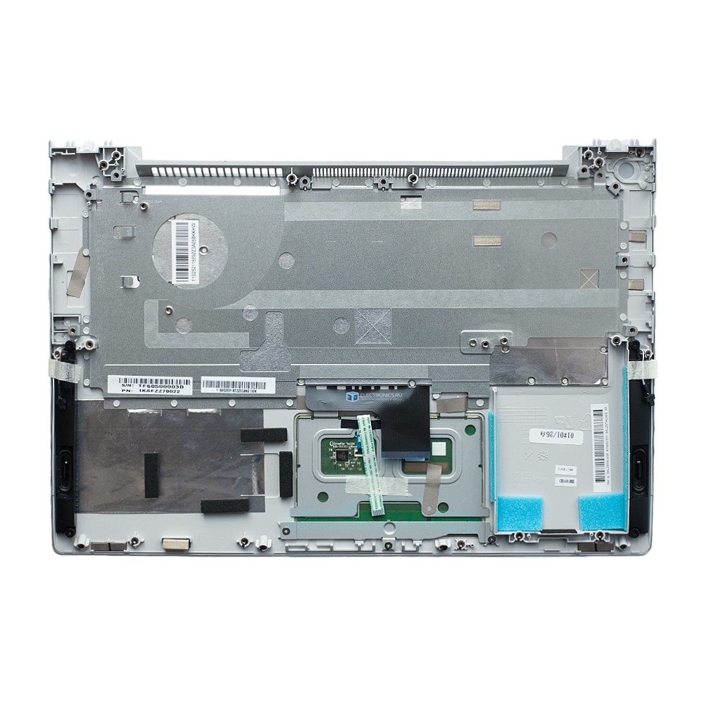 Топ-панель с клавиатурой для Lenovo IdeaPad U430p серебристая