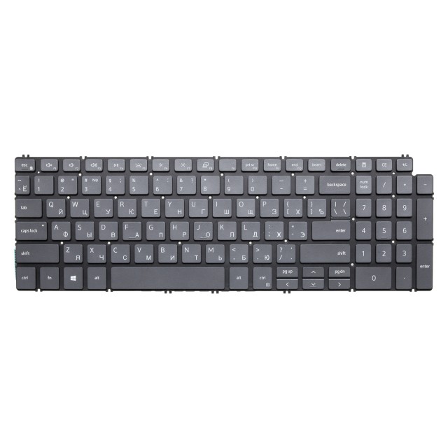 Клавиатура для Dell Vostro 5590 серая с подсветкой