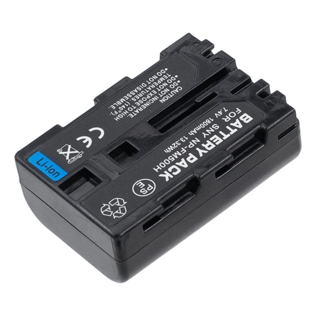 Аккумулятор NP-FM500H для Sony Alpha SLT-A58 | DSLR-A580 | SLT-A65 | SLT-A77 | DSLR-A350 | DSLR-A200 - 1800mah