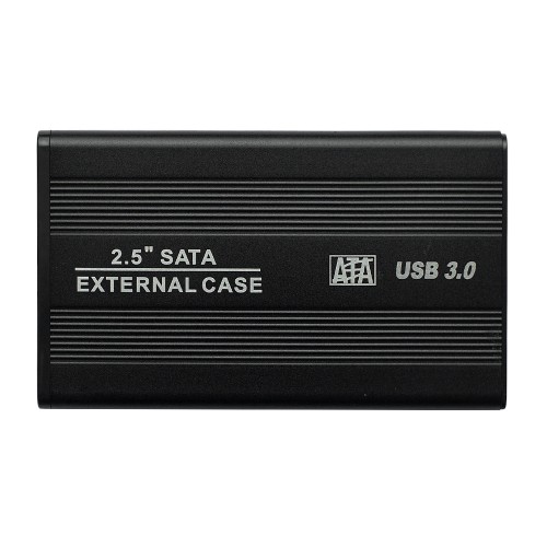 Бокс для жесткого диска 2.5" - USB 3.0 алюминиевый (черный)
