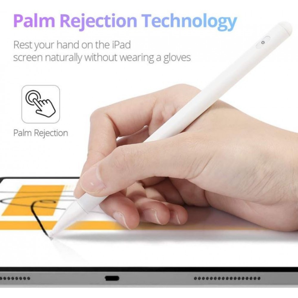 Активный стилус Pencil Pen для Apple iPad - белый