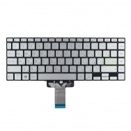 Клавиатура для Asus VivoBook S433JQ серебристая