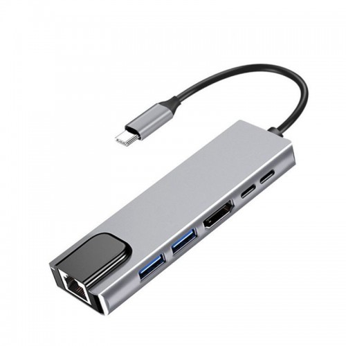 USB-концентратор с Type-C HDMI | RJ-45 | 2xUSB 3.0 | 2xType-C