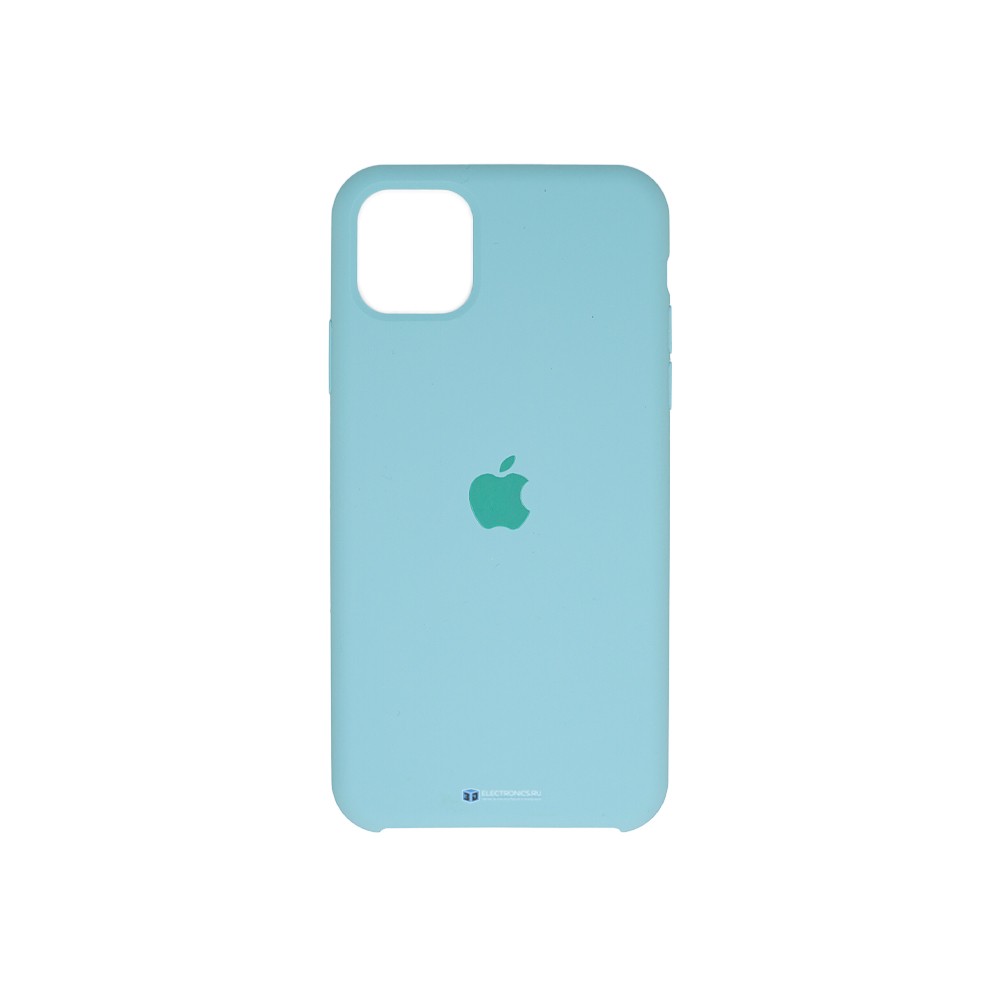 Чехол для iPhone 11 Pro Max силиконовый (бирюзовый)