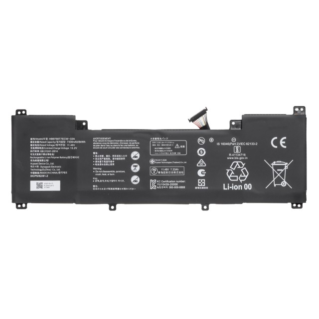 Аккумулятор HB9790T7ECW-32A для ноутбуков Huawei