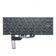 Клавиатура для MSI Prestige 14 A11SCX серая с подсветкой