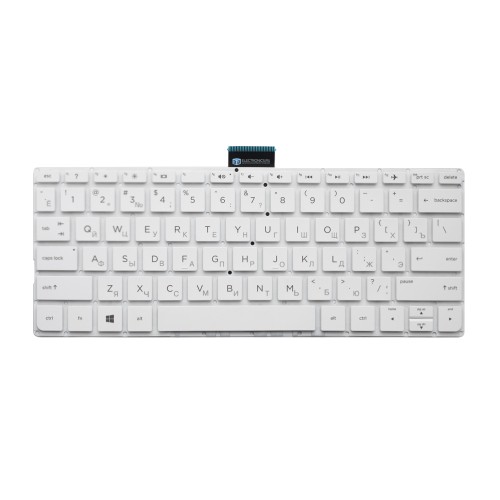 Клавиатура для HP 11-ab000 x360 белая