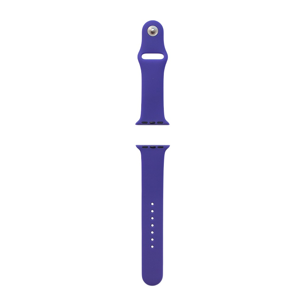 Ремень для Apple Watch 38-40мм (силикон) - фиолетовый
