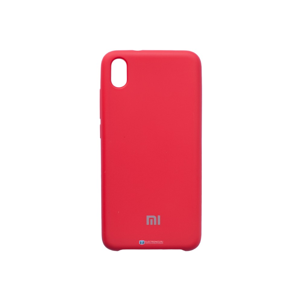 Чехол для Xiaomi Redmi 7A силиконовый (красный)