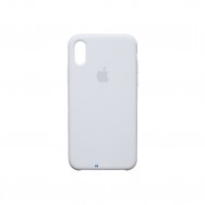 Чехол для iPhone X / iPhone XS силиконовый (белый)