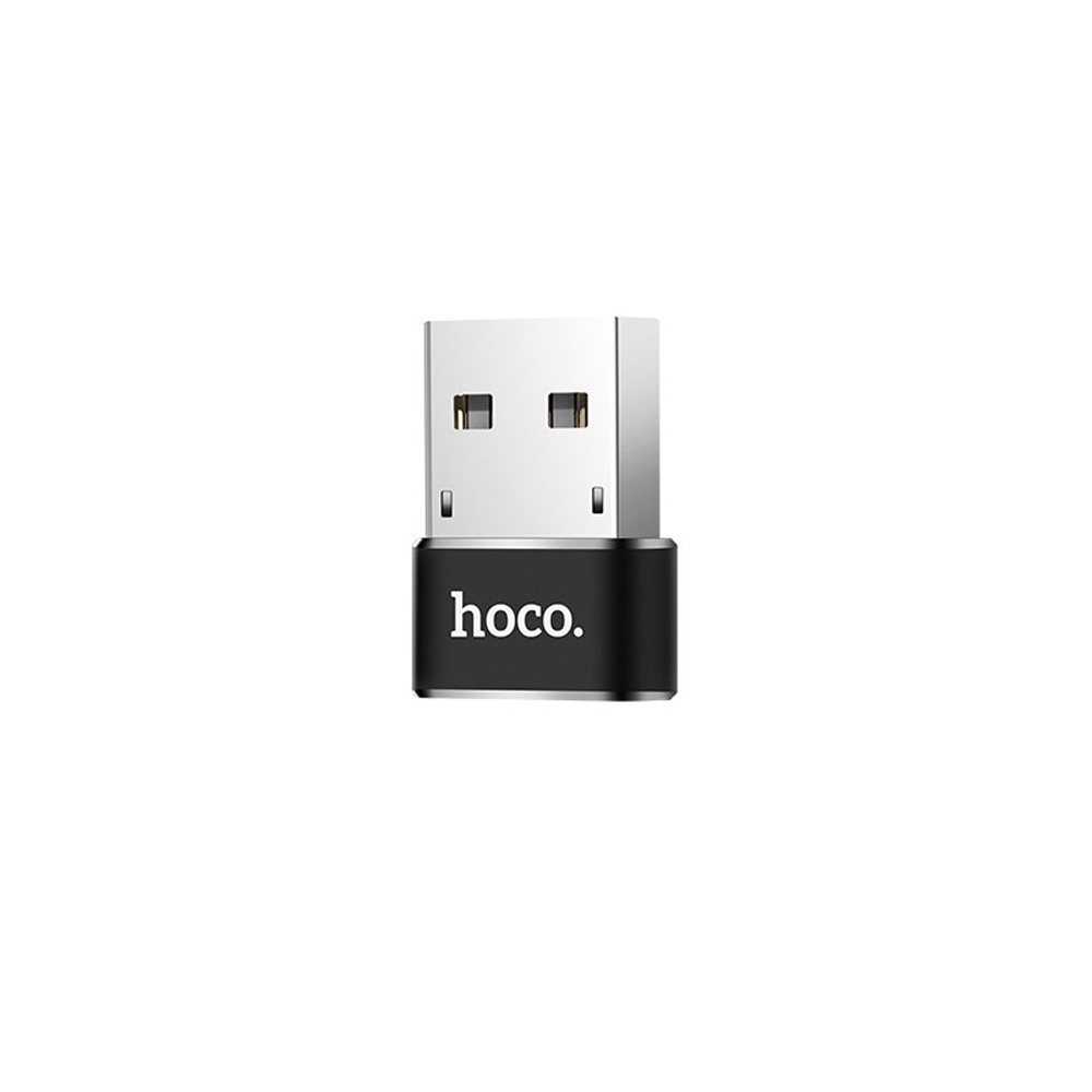 Адаптер, переходник USB - Type-C UA6 HOCO - черный