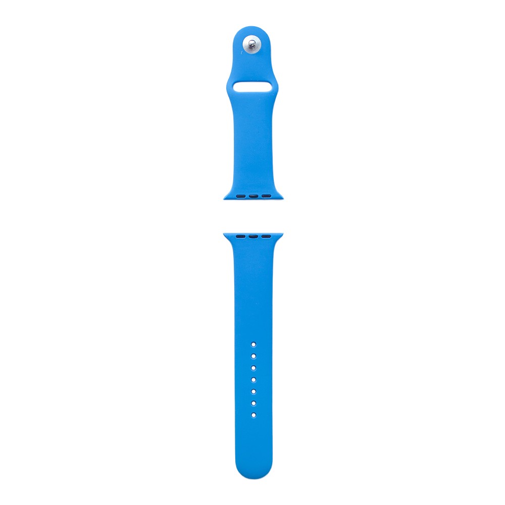 Ремень для Apple Watch 38-40мм (силикон) - синий