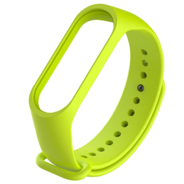 Браслет для Mi Band 3 / Mi Band 4 салатовый