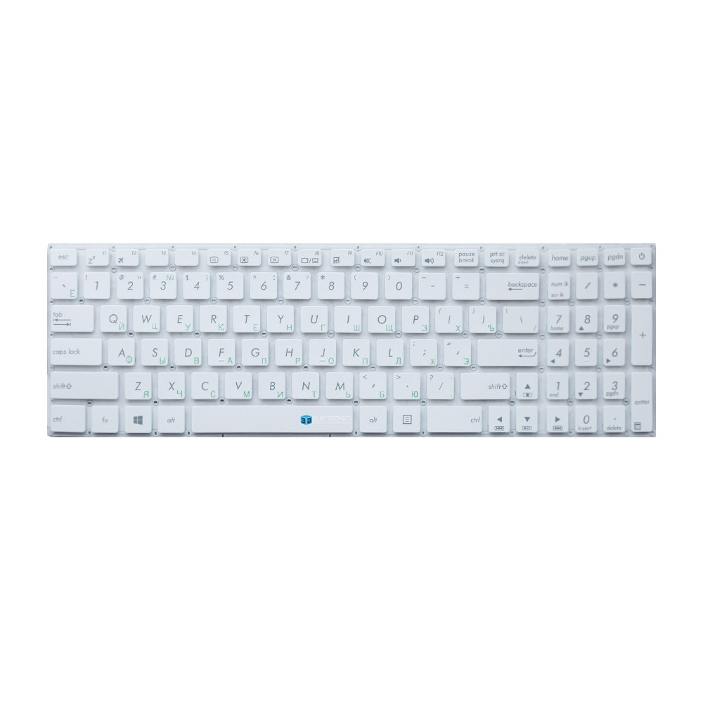 Клавиатура для Asus VivoBook Max X541N белая