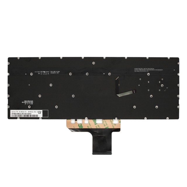 Клавиатура для HP Envy 13-ah1000 серебристая с подсветкой