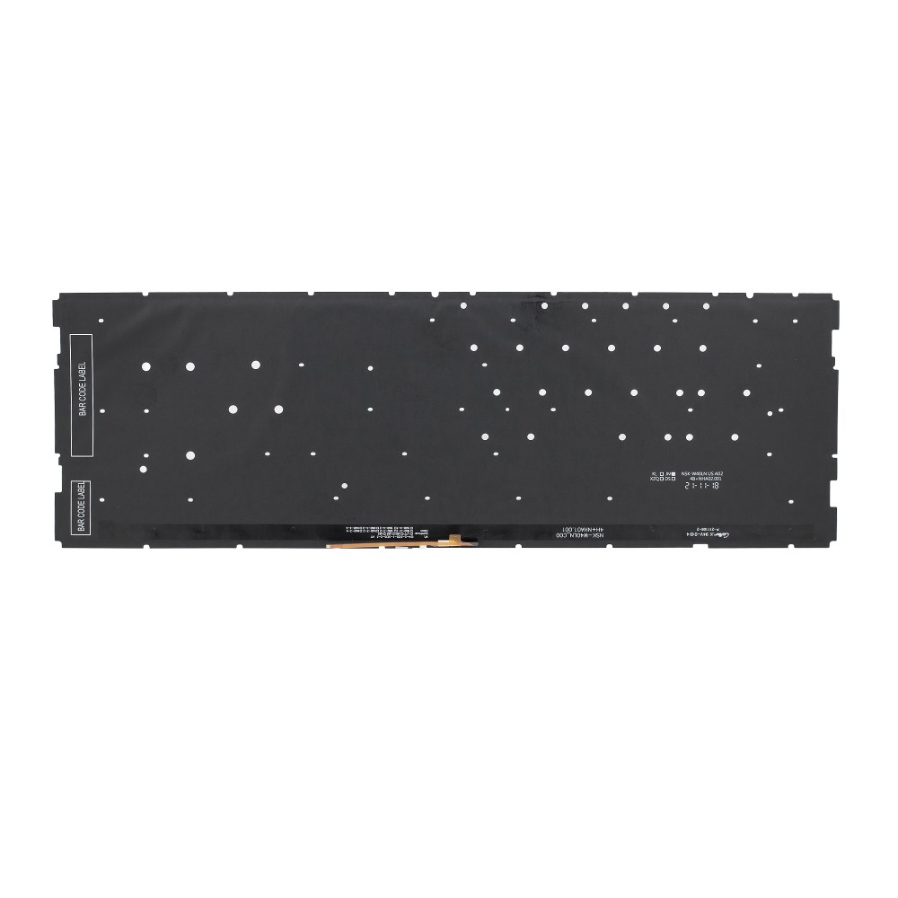 Клавиатура для Asus VivoBook X521EQ серебристая с подсветкой
