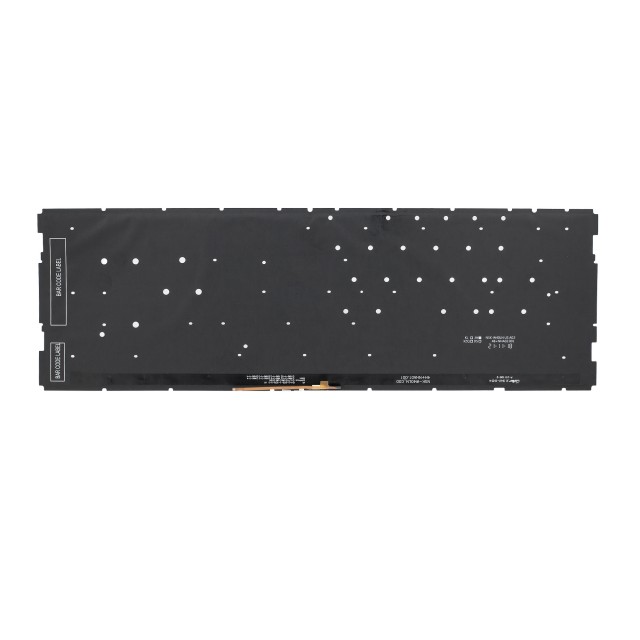 Клавиатура для Asus VivoBook S533FL серебристая с подсветкой