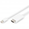 Кабель-переходник mini DP - HDMI 1.8m - белый