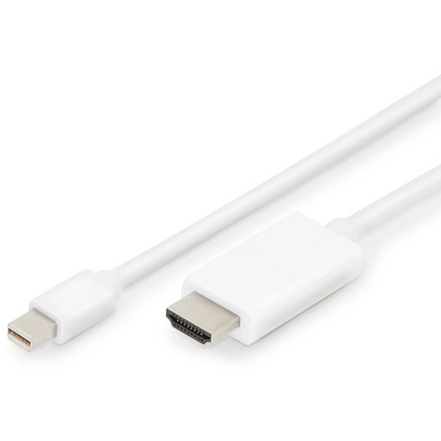 Кабель-переходник mini DP - HDMI 1.8m - белый