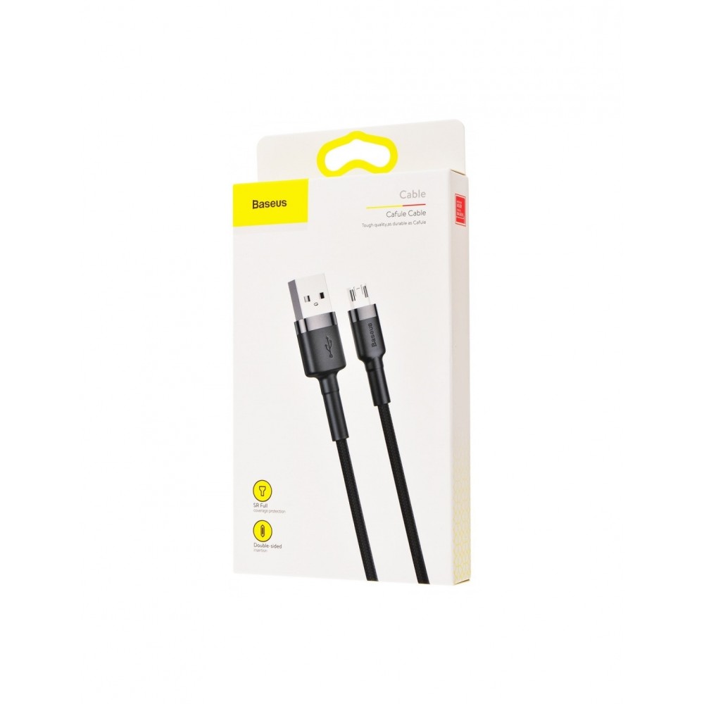 Кабель Baseus Cafule USB - microUSB (CAMKLF) 2 м - черный