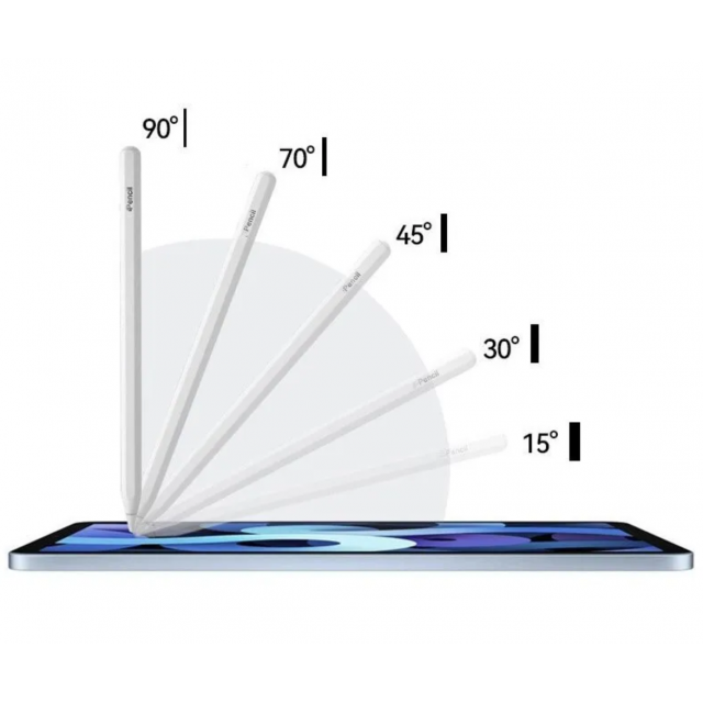 Активный стилус Pencil Pen 2 для Apple iPad - белый