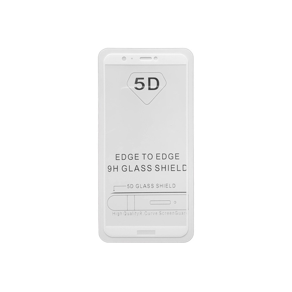 Защитное стекло Huawei P Smart белое