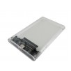 Бокс для жесткого диска 2.5" - USB 3.1 Type-C 8Tb (прозрачный)