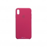 Чехол для iPhone XR силиконовый (бордовый)