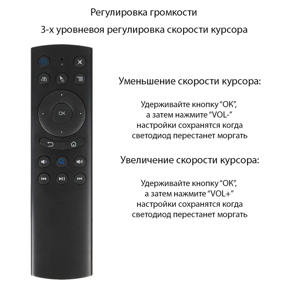 Пульт Air Mouse G20S Bluetooth для Android TV с гироскопом