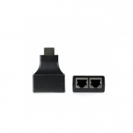 Адаптер - переходник HDMI (M) - UTP 5e/6 A250 Smartbuy черный (2шт)