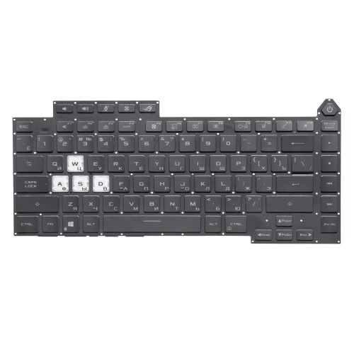 Клавиатура для Asus ROG Strix G513RS с RGB подсветкой (4-ZONE)