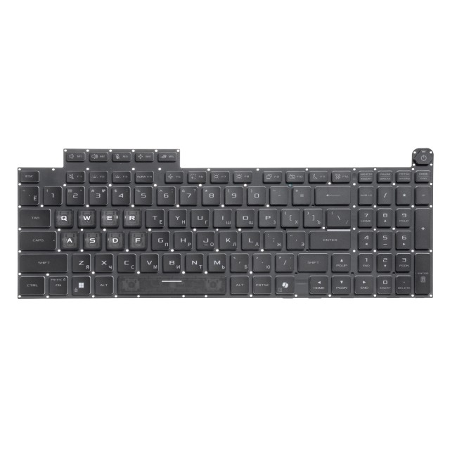 Клавиатура для ноутбука Asus ROG Strix G18 G815LW с RGB подсветкой (4-ZONE)