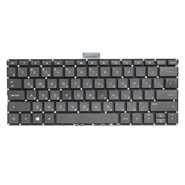 Клавиатура для HP 11-ab000 x360 черная