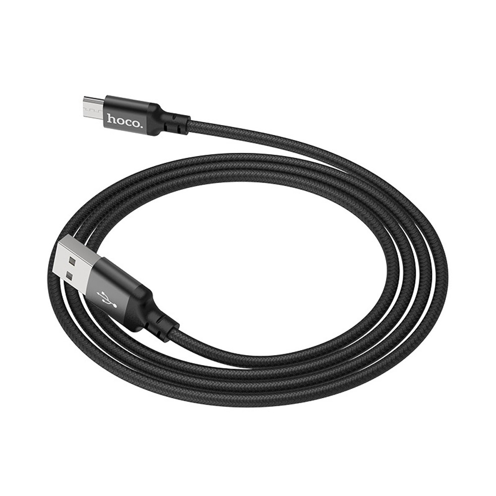 Кабель USB - microUSB (black 1m) HOCO X14