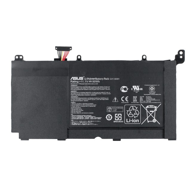 Аккумулятор, батарея для ноутбука Asus Vivobook S551