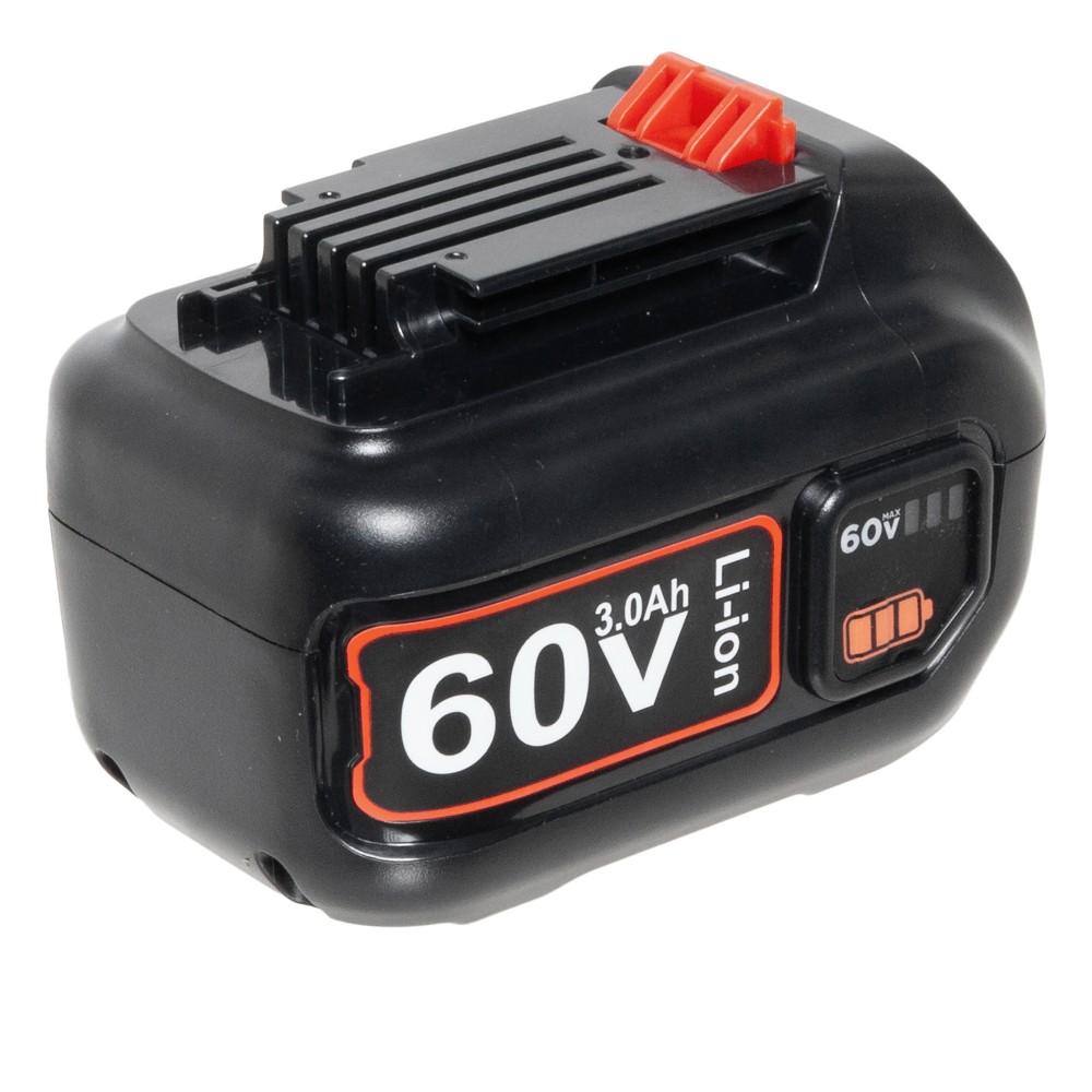 Аккумулятор для Black Decker 60V MAX | LBX1560 | LBX2560 | LHT360 | LST560 | LSW60 | CM2060C - 3000mAh