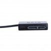 Адаптер-переходник USB 2.0 - SATA 6+7 pin для CD-ROM черный